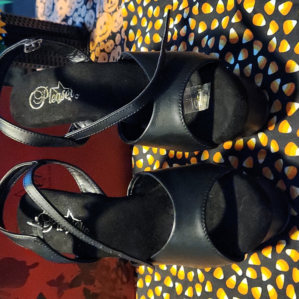 Black Platform Sandals - image 1